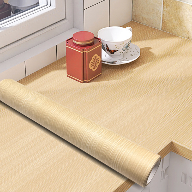 Woodworking Oil Finish - Houtnerf zelfklevend behang keuken oliebestendig waterdicht