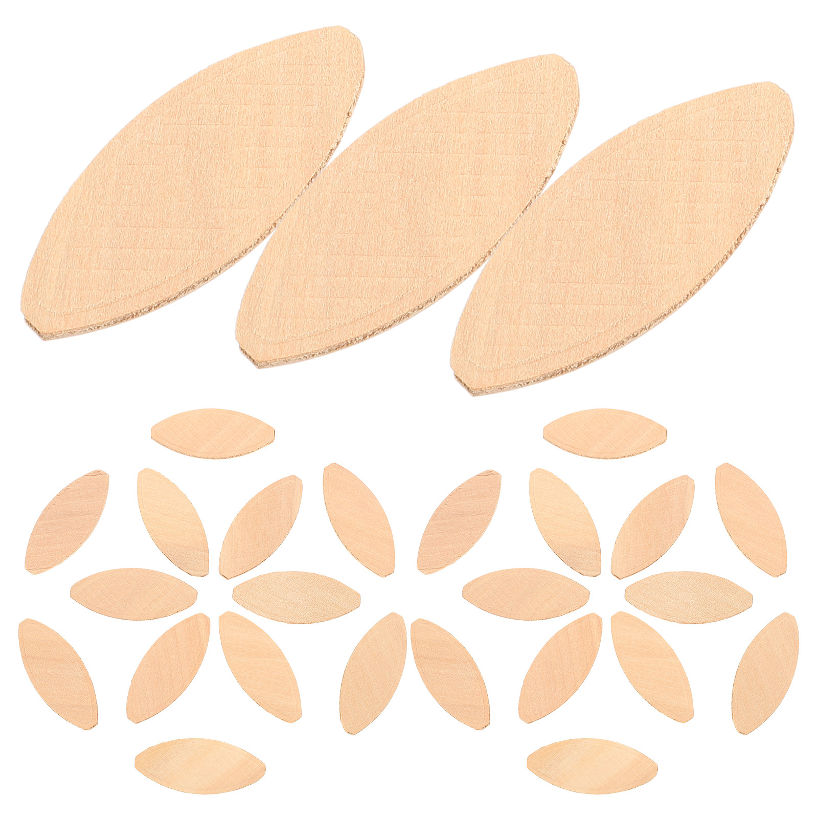 Woodworking Kits - 100 stuks houten biscuitgereedschap van beukenhout,