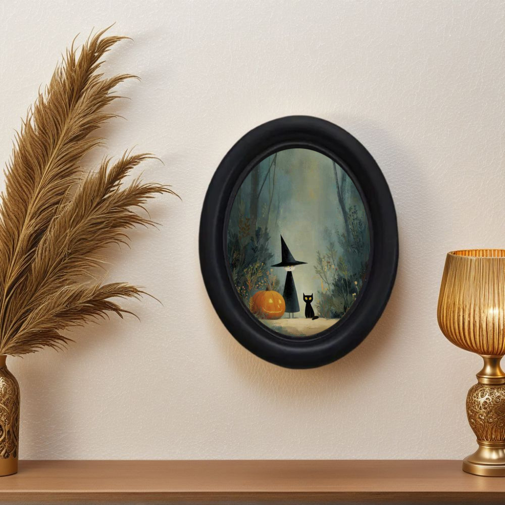 Woodworking Hobbies - Een 3D Vintage Halloween-heks en zwarte