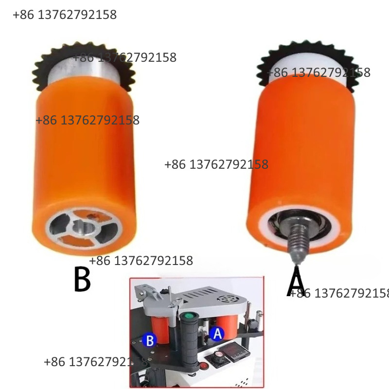 Woodworking Equipment - Reparatie-accessoires voor houtbewerkingsapparatuur Mini-kantenlijmmachine Rode rubberen