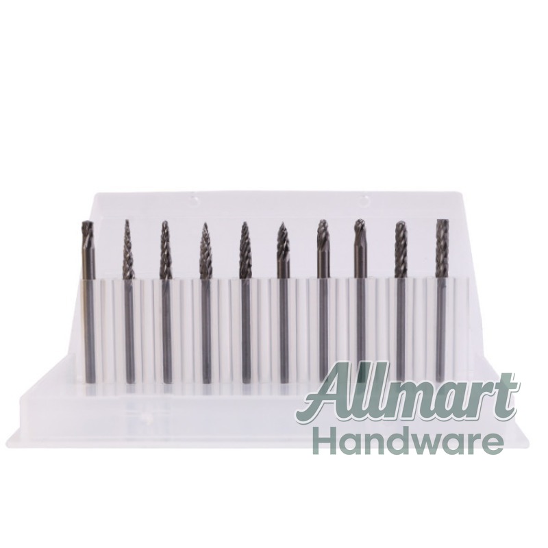 Woodworking Kits - 10 STKS Houtcarbide Roterende Burr Set,