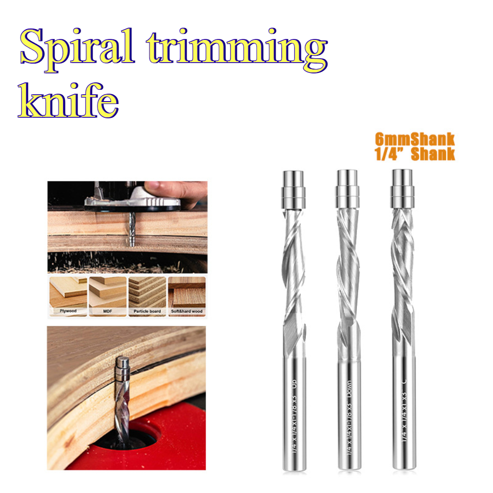 Router Bits For Woodworking - Spiraalvormige freesbit voor het afwerken van