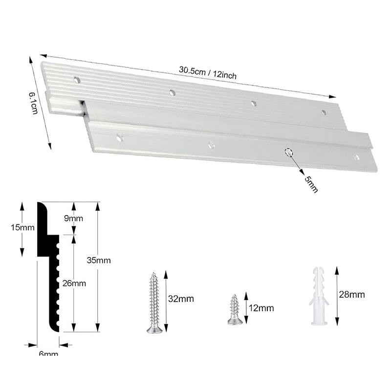 Woodworking Z Clips - 1 paar French-Cleat Picture Hanger Z