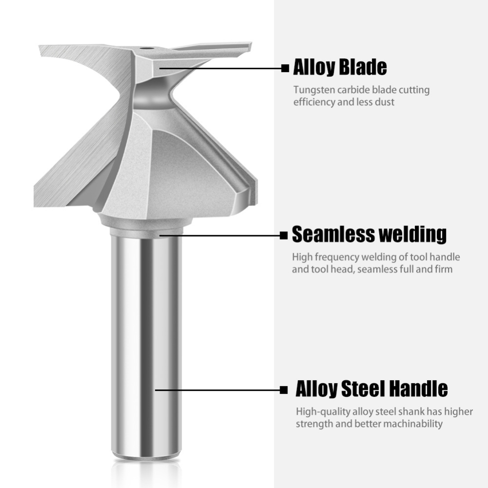 1/2 inch schacht 45 graden ver - Router Bits For Woodworking recensie en prijs
