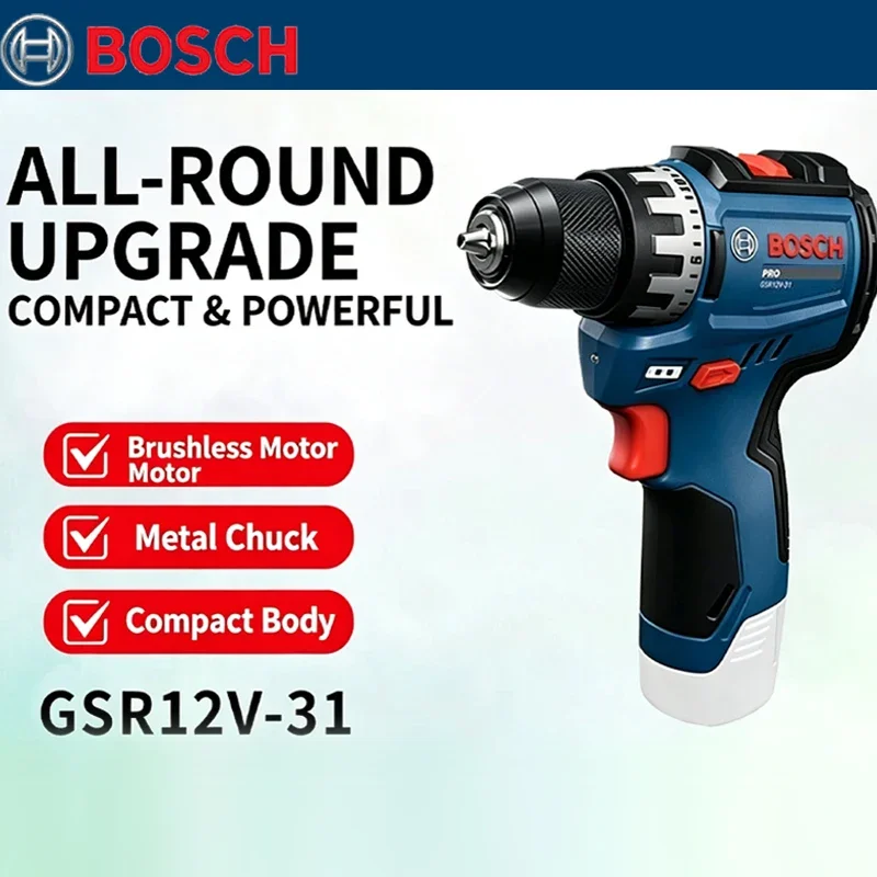 Bosch GSR 12V-31 Borstelloze E - Woodworking Equipment recensie en prijs