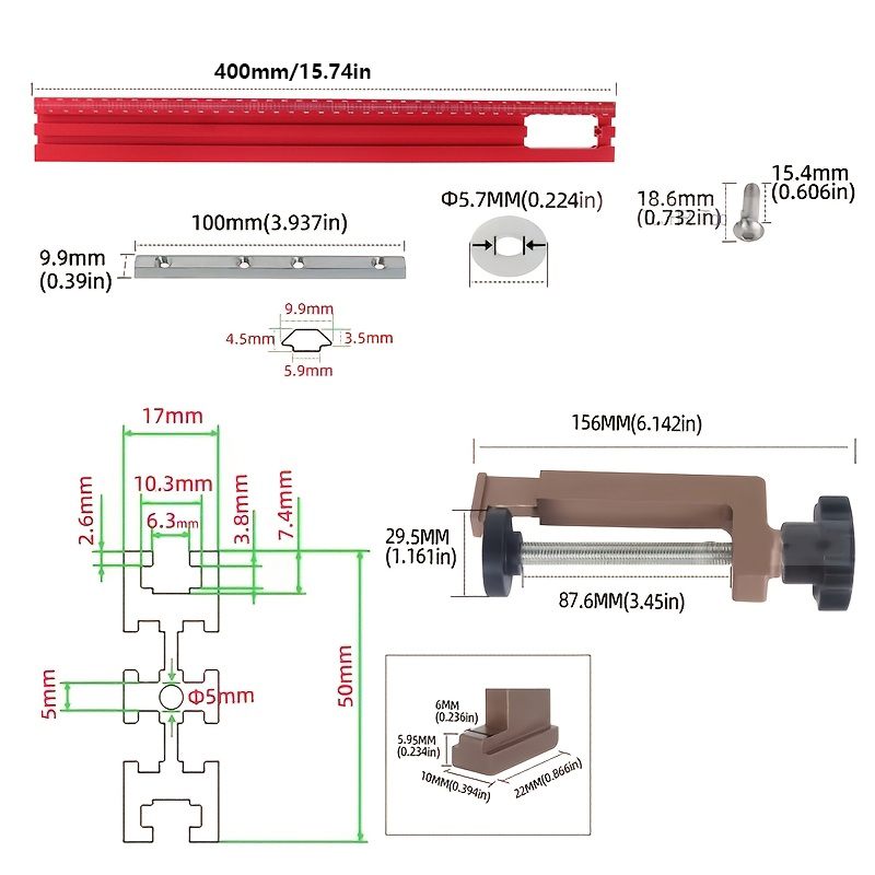40cm Trimmen Frezen Groef Grav - Woodworking Z Clips recensie en prijs