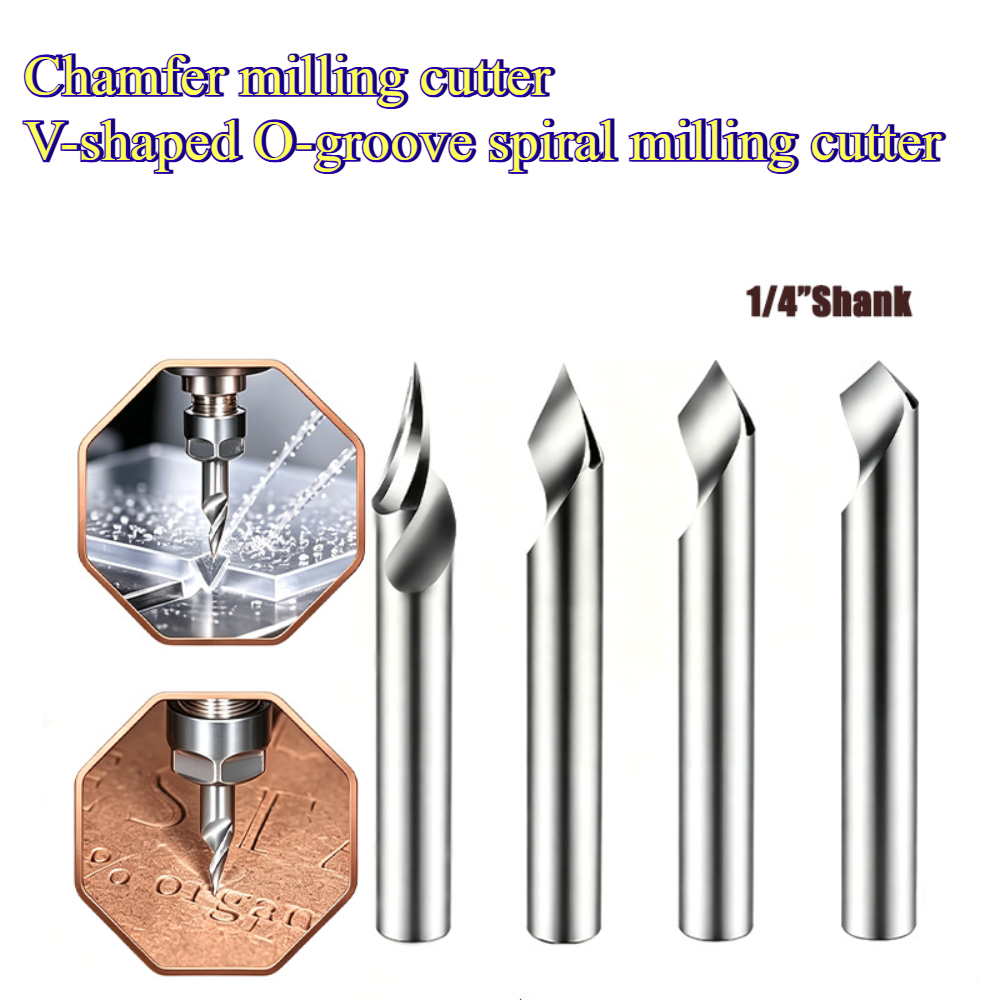 V-type spiraal CNC-freesbit 1/ - Router Bits For Woodworking recensie en prijs