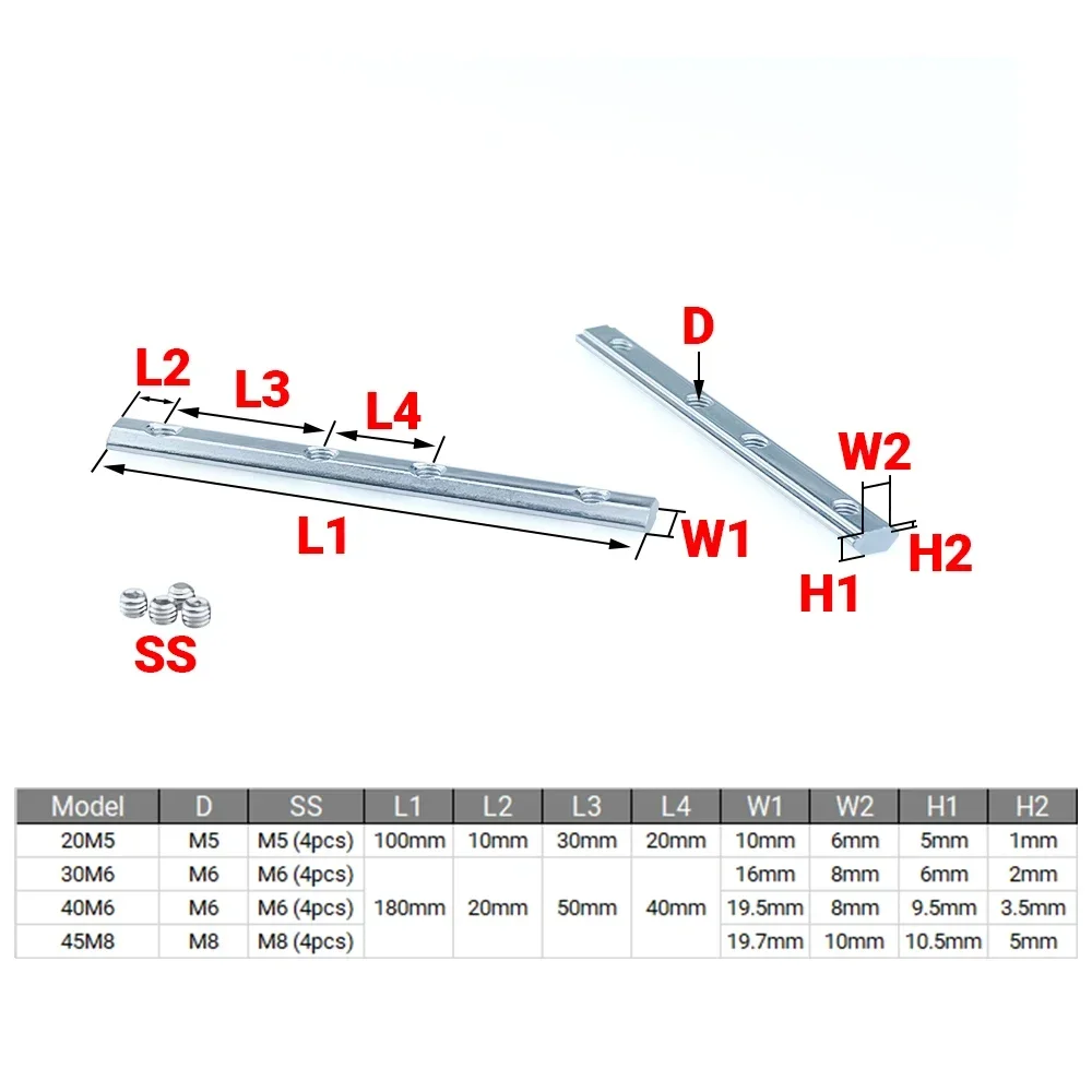 4 Stuks V-Slot T-Slot Joiner 1 - Woodworking Joint Types recensie en prijs