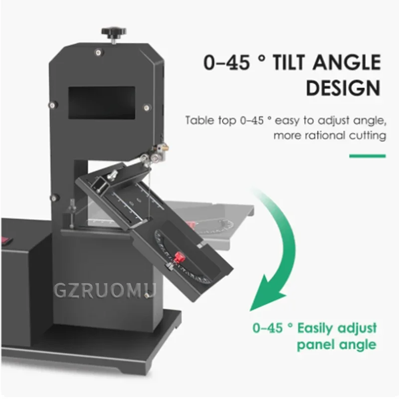 800W 1750RPM Houtbewerking Ban - Woodworking Bandsaw recensie en prijs