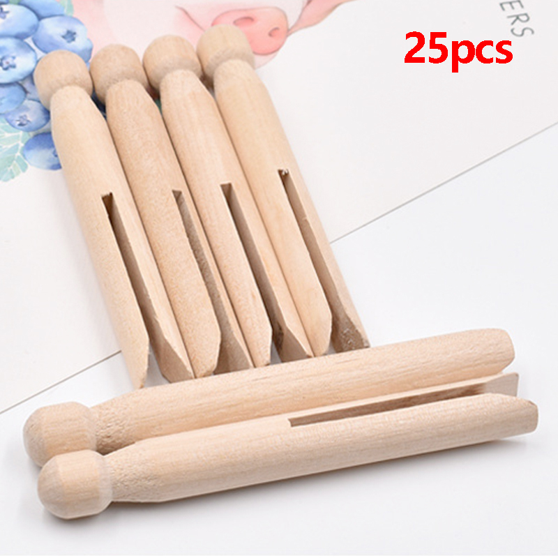 25 stuks 11cm houten dollyknij - Woodworking Z Clips recensie en prijs
