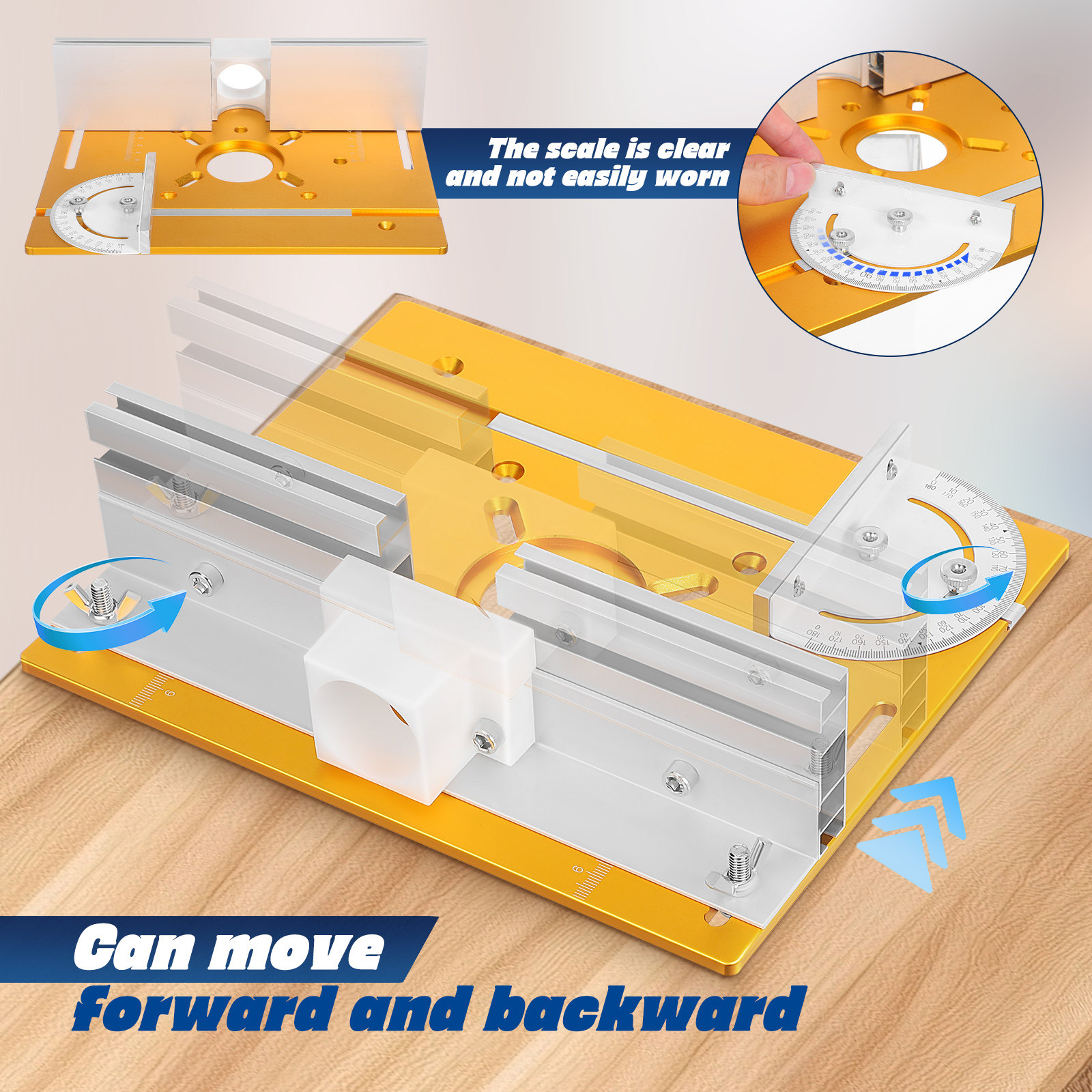 1 set aluminiumlegering inzetp - Woodworking Boards recensie en prijs