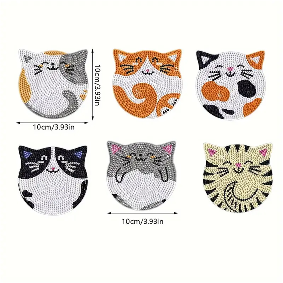 6-delig/set DIY kat strass ges - Woodworking Hobbies recensie en prijs