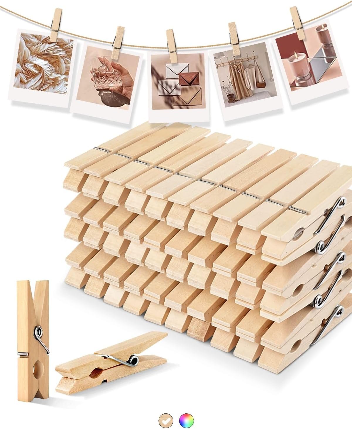 100/10 Stuks Mini Houten Clips - Woodworking Z Clips recensie en prijs