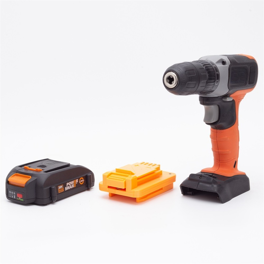 Adapter voor Worx 20V 6-polige - Black+Decker Tool 20V Max recensie en prijs