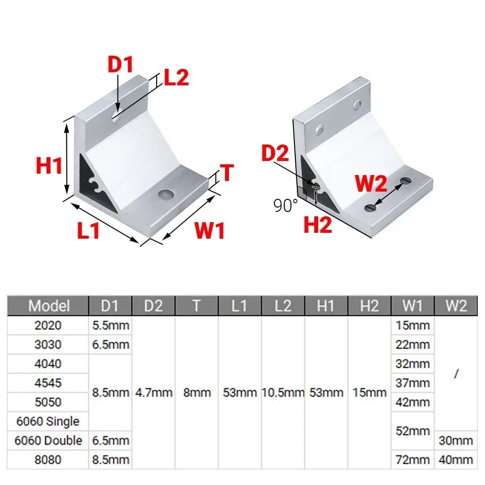 4 Stuks 90 Graden Hoek Hoek Be - Woodworking Joint Types recensie en prijs