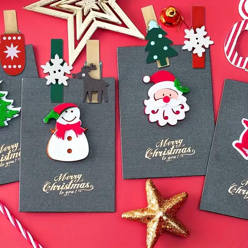 50/100 stuks kerst houten clip - Woodworking Z Clips recensie en prijs
