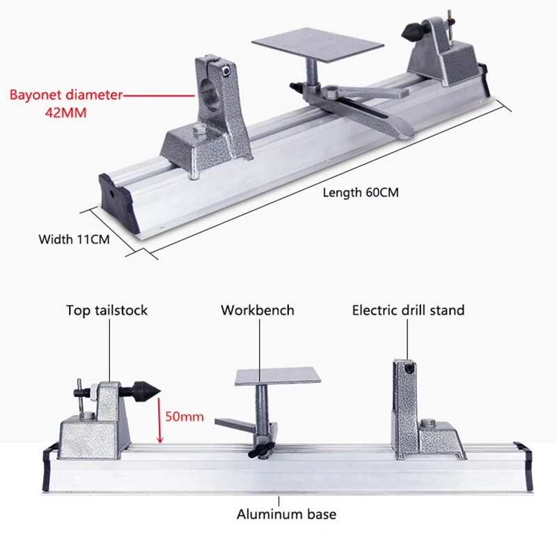 800W Kleine Houtbewerkingsdraa - Woodworking Lathe Machine recensie en prijs