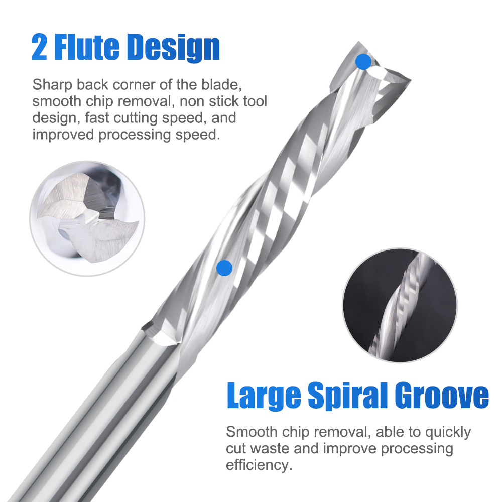 XUCHUAN Freesfrees 3.175-12mm  - Woodworking Nc recensie en prijs