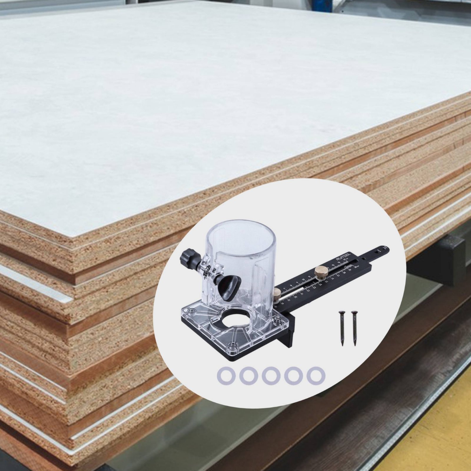 Router Circle Cutting Jig Mult - Woodworking Carpenter recensie en prijs