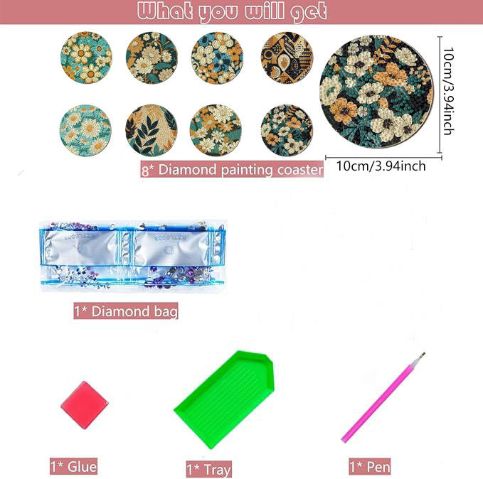 8-delige DIY Diamant Schilderi - Woodworking Art recensie en prijs