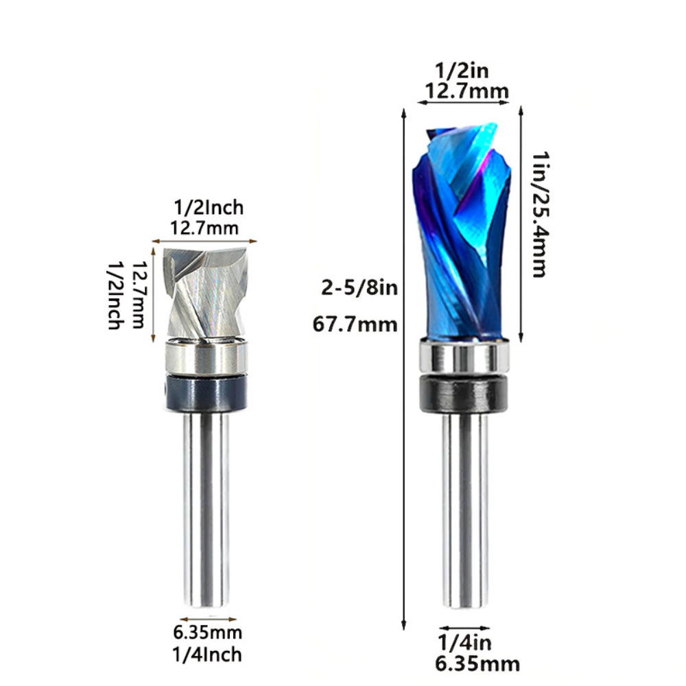Spiraalvormige freesbit met la - Router Bits For Woodworking recensie en prijs